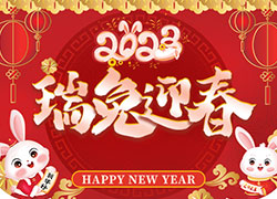 金虎辭舊，玉兔迎新！廣東赫柏皙祝你揚眉兔氣！